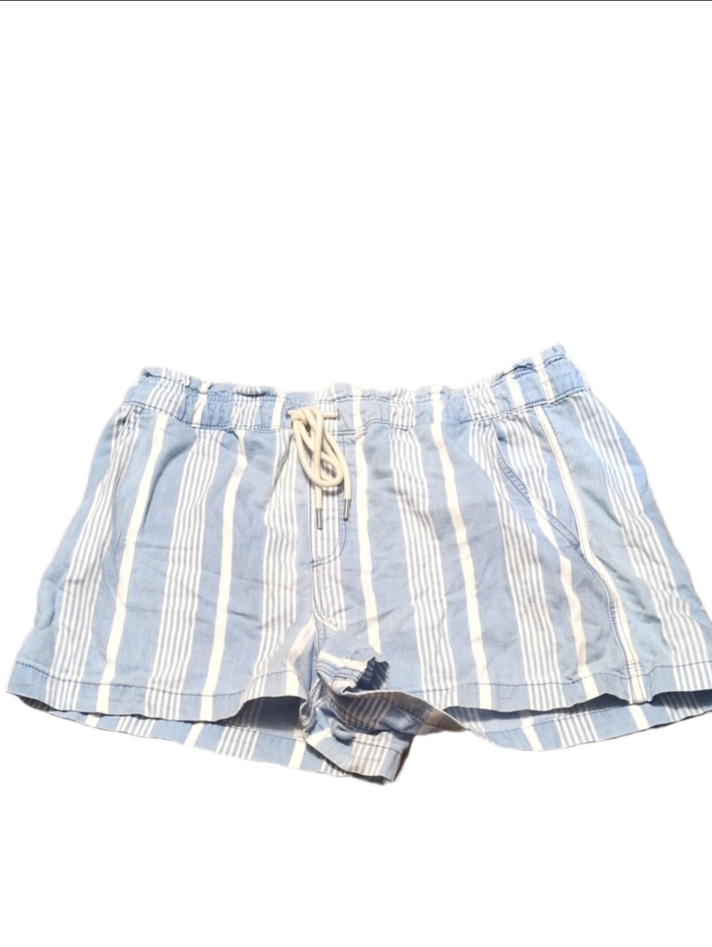 Loft Blue Striped Nautical Shorts Size XL